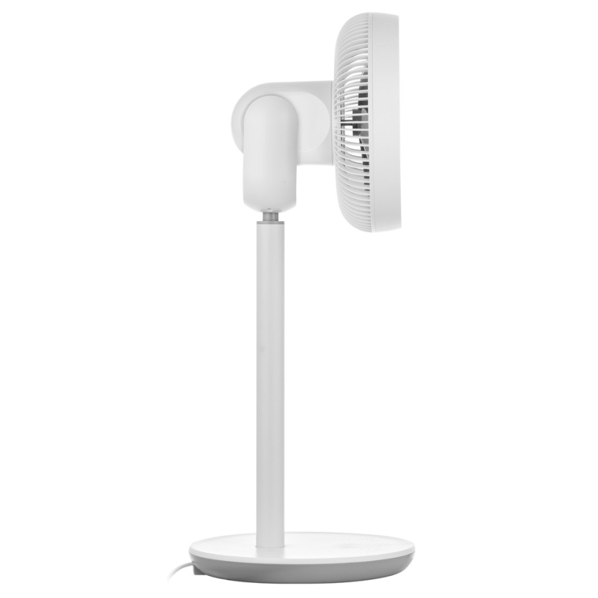 Sencor - Ventoinha de chão 3D UltraSilent 26W/230V branco + controlo remoto