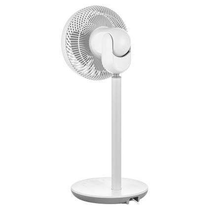 Sencor - Ventoinha de chão 3D UltraSilent 26W/230V branco + controlo remoto