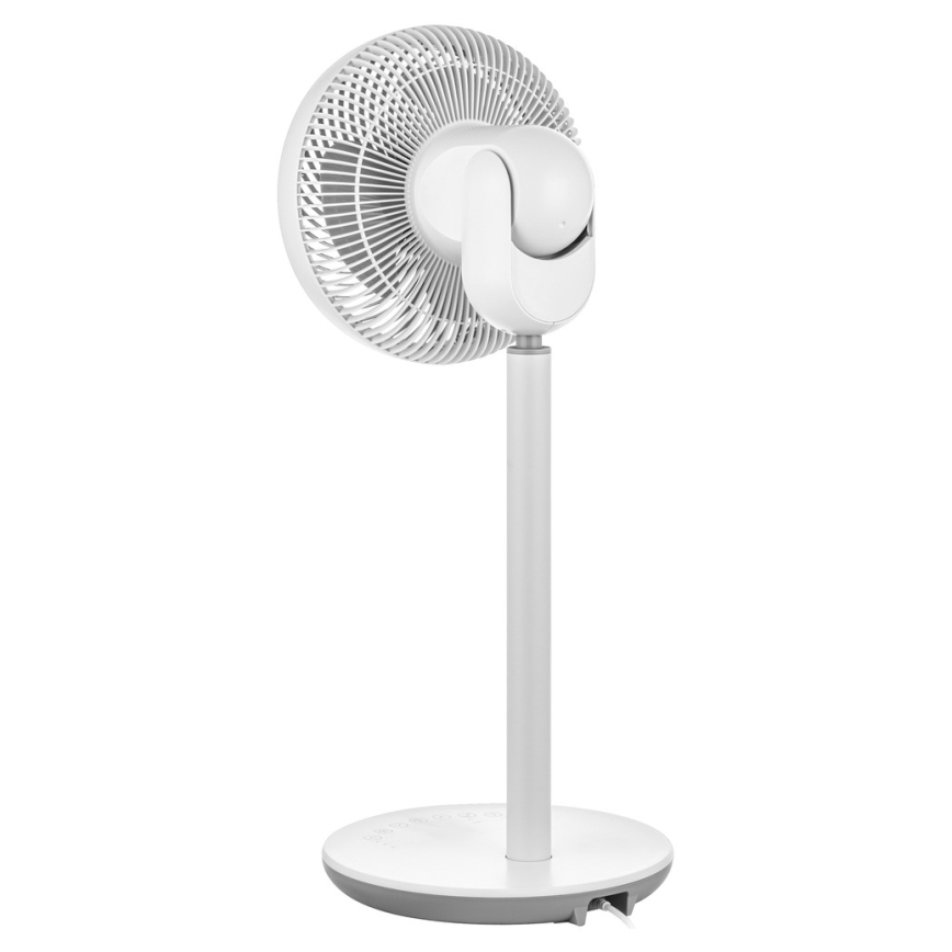 Sencor - Ventoinha de chão 3D UltraSilent 26W/230V branco + controlo remoto