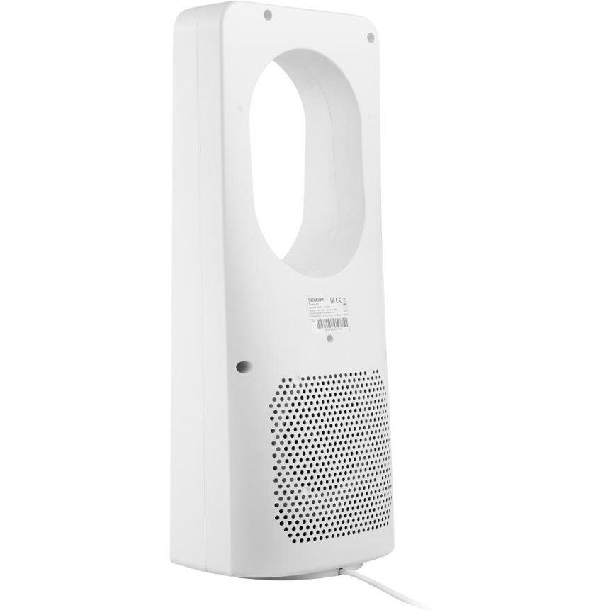 Sencor - Ventoinha de chão sem pás 50W/230V branco + comando