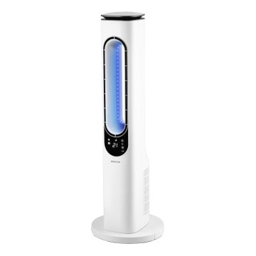 Sencor - Ventoinha de chão sem pás 50W/230V branco + comando