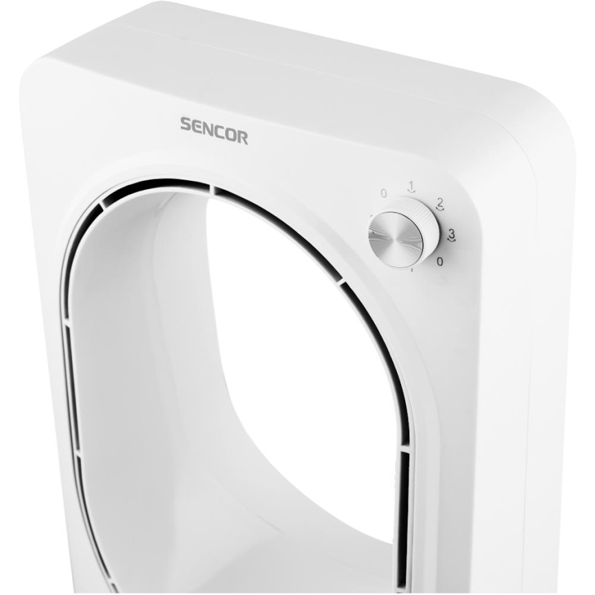 Sencor - Ventoinha de chão sem pás 50W/230V branco