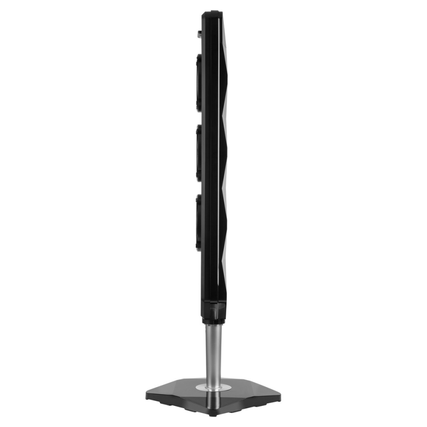 Sencor - Ventoinha de chão UltraThin 90W/230V preta + controlo remoto