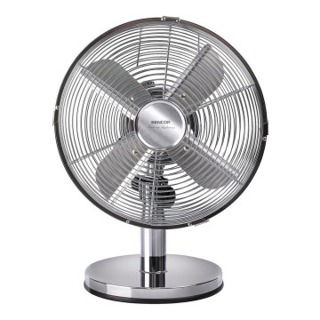 Sencor - Ventoinha de mesa 30W/230V cromada brilhante