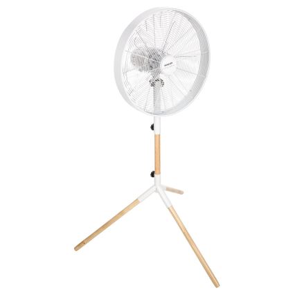 Sencor - Ventoinha de pé 50W/230V branco/faia
