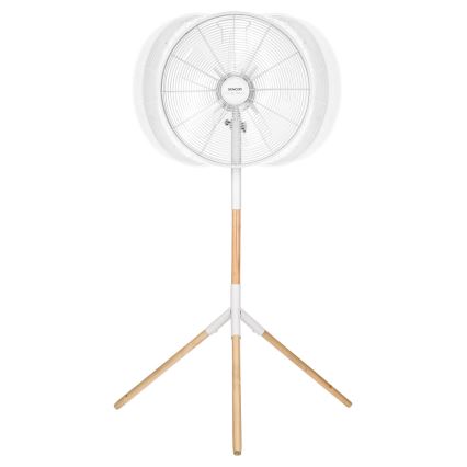 Sencor - Ventoinha de pé 50W/230V branco/faia