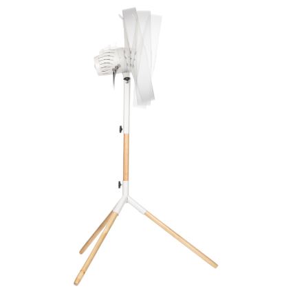Sencor - Ventoinha de pé 50W/230V branco/faia