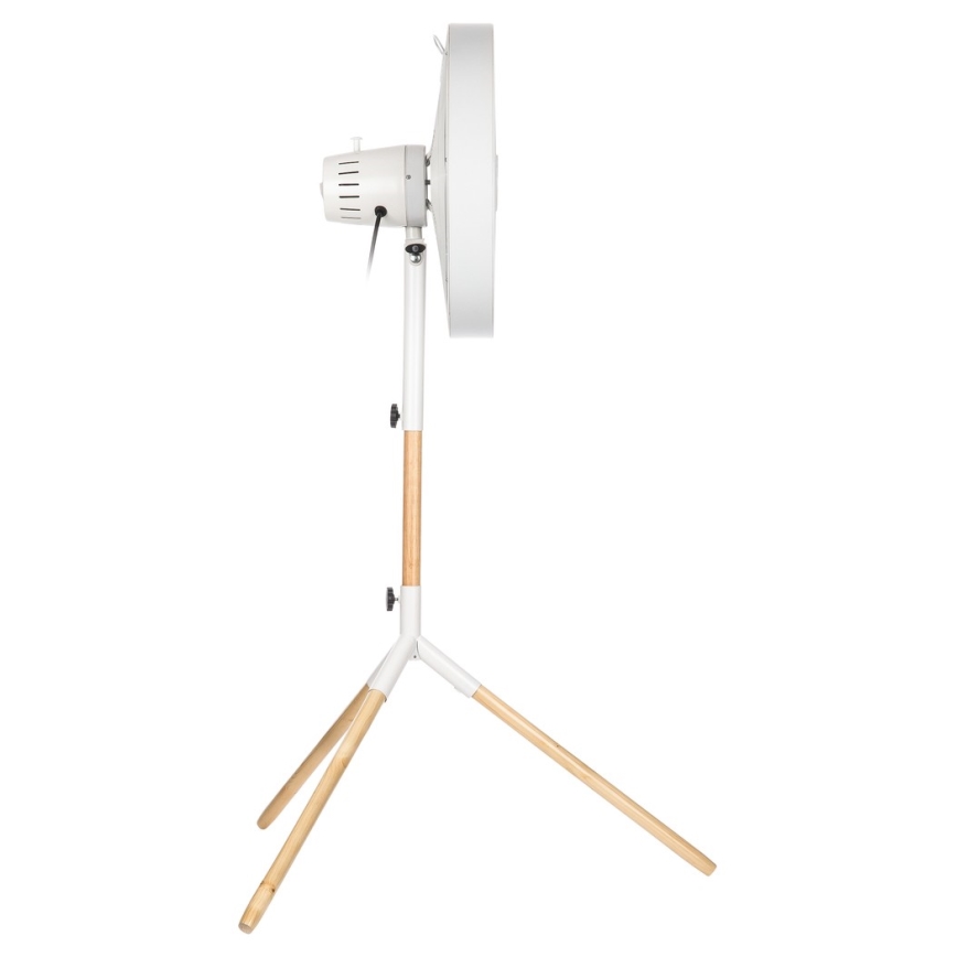 Sencor - Ventoinha de pé 50W/230V branco/faia