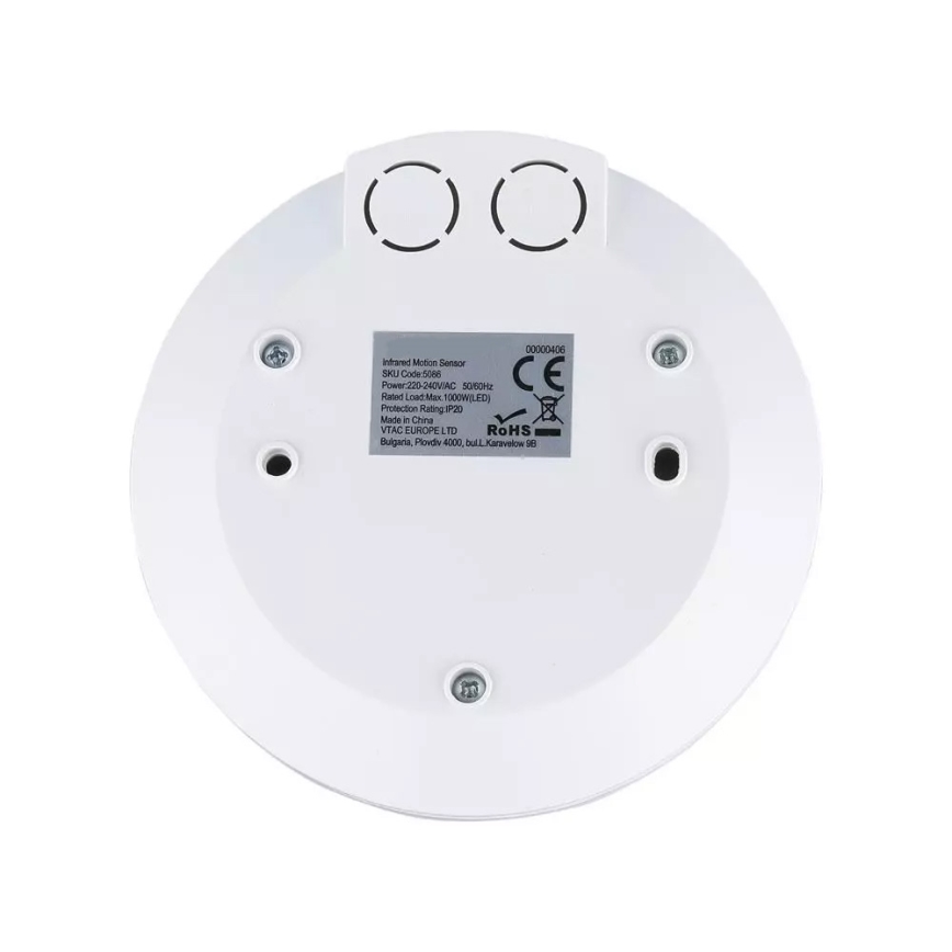 Sensor de movimento 230V