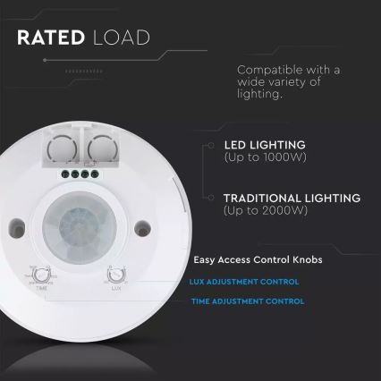Sensor de movimento 230V
