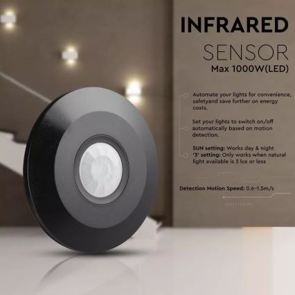 Sensor de movimento 230V