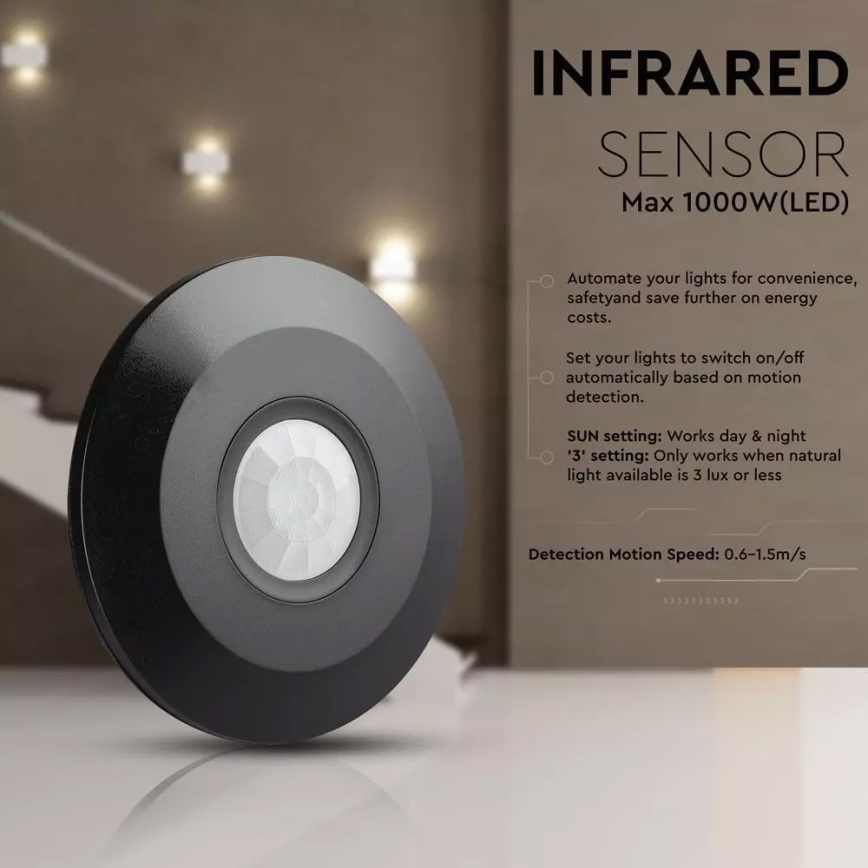 Sensor de movimento 230V