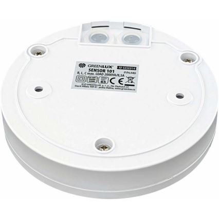 Sensor de movimento de exterior 360x120° branco IP65