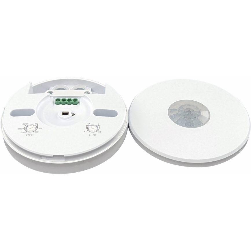 Sensor de movimento de exterior 360x120° branco IP65