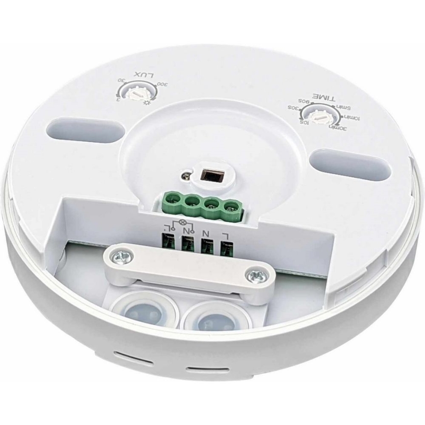 Sensor de movimento de exterior 360x120° branco IP65