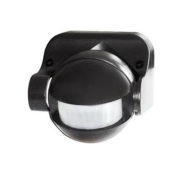 Sensor de movimento de exterior 70 preto antigo IP44