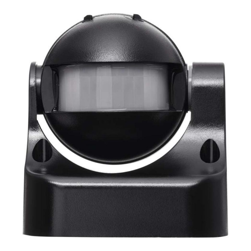 Sensor de movimento de exterior PIR B 180° 1200W/230V IP44 preto
