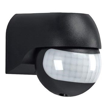 Sensor de movimento de exterior PIR preto antigo IP44
