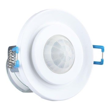 Sensor de movimento embutido PIR 360° 400W/230V branco