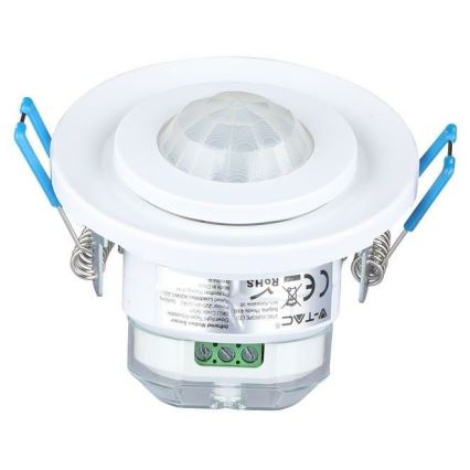 Sensor de movimento embutido PIR 360° 400W/230V branco