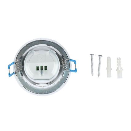 Sensor de movimento embutido PIR 360° 400W/230V branco