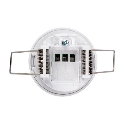 Sensor de movimento embutido PIR 360° 400W/230V branco