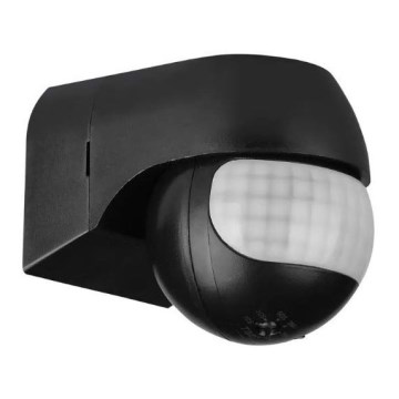 Sensor de movimento exterior 230V IP44 preto