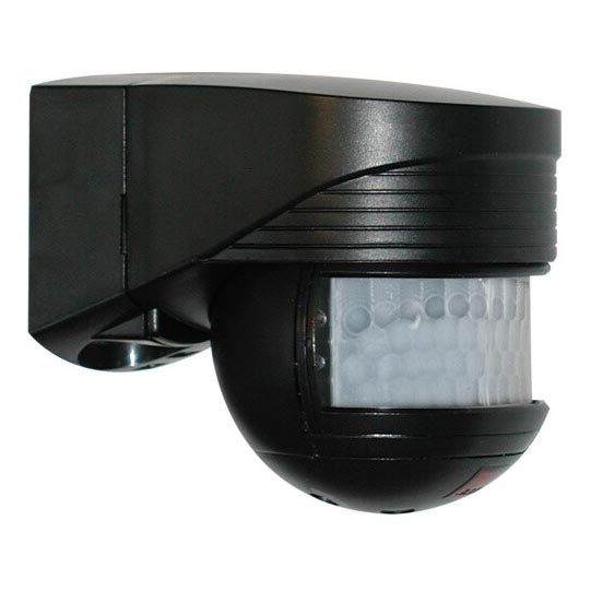 Sensor de movimento exterior LC-CLICK 200° IP44 preto
