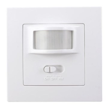 Sensor de movimento PIR interior para uma caixa de interruptores branca