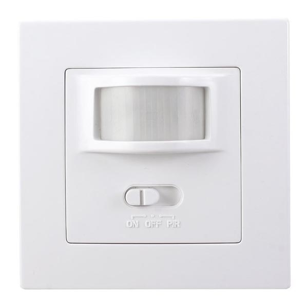 Sensor de movimento PIR interior para uma caixa de interruptores branca