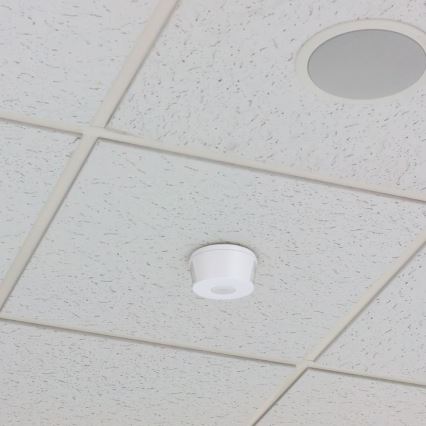 Sensor de movimento por infravermelhos 360° 230V branco