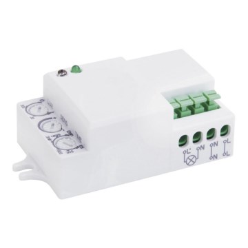 Sensor de movimento por microondas MW B 360° 1200W/230V branco