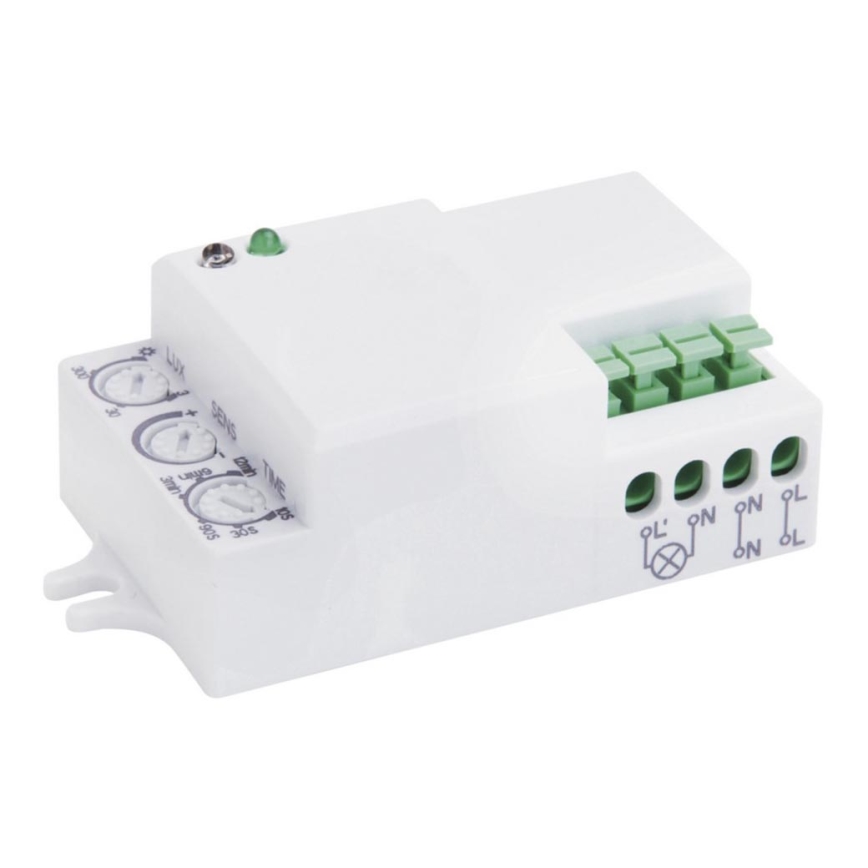Sensor de movimento por microondas MW B 360° 1200W/230V branco