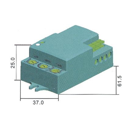 Sensor de movimento por microondas MW B 360° 1200W/230V branco