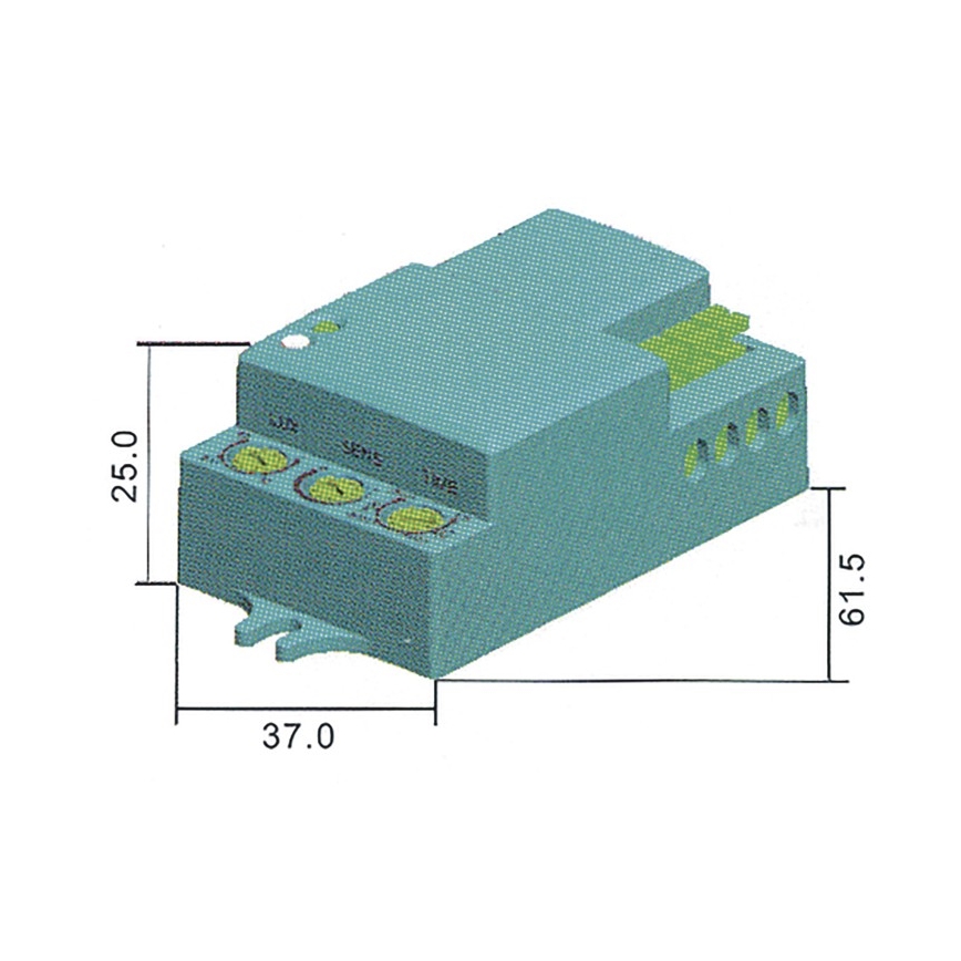 Sensor de movimento por microondas MW B 360° 1200W/230V branco