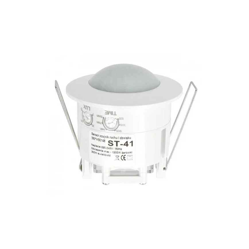 Sensor de movimento ST41 360 ° branco