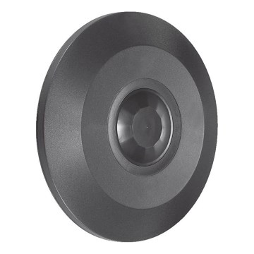 Sensor de movimento teto PIR 360° 1000W/230V preto