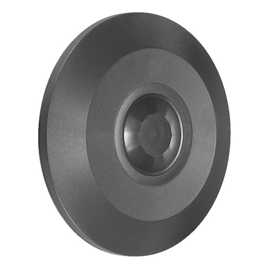 Sensor de movimento teto PIR 360° 1000W/230V preto