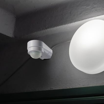 Sensor exterior de movimento por infravermelhos 240° 600W/230V IP65 branco