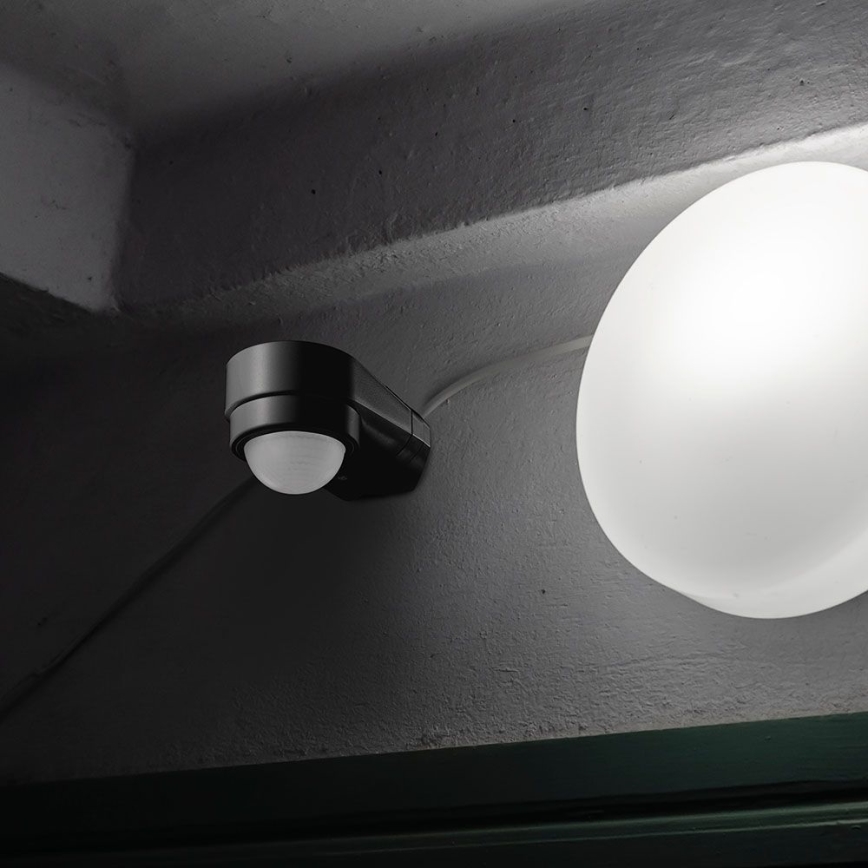 Sensor exterior de movimento por infravermelhos 240° 600W/230V IP65 preto