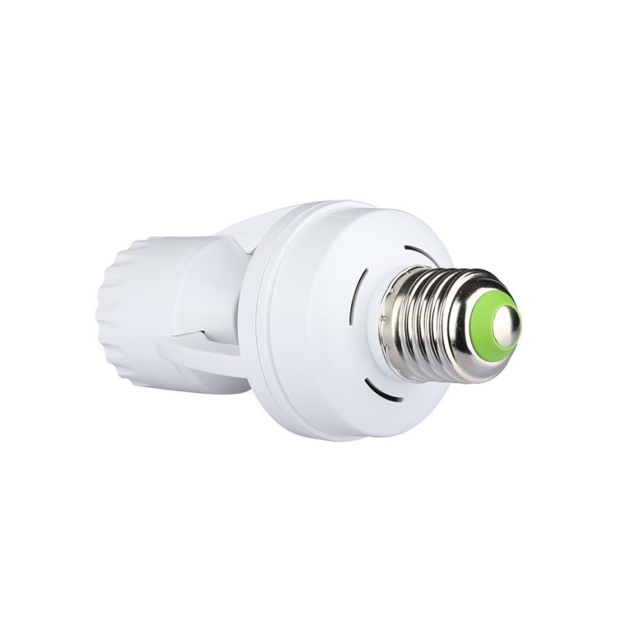 Sensor PIR para lâmpada E27 branco
