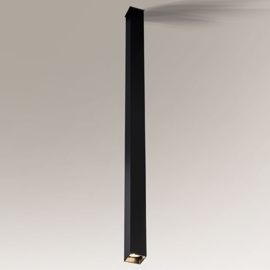 Shilo - Iluminação de teto 1xGU10/15W/230V preta