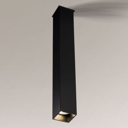 Shilo - Iluminação de teto 1xGU10/15W/230V preta