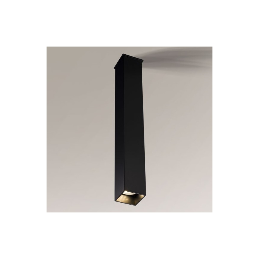 Shilo - Iluminação de teto 1xGU10/15W/230V preta