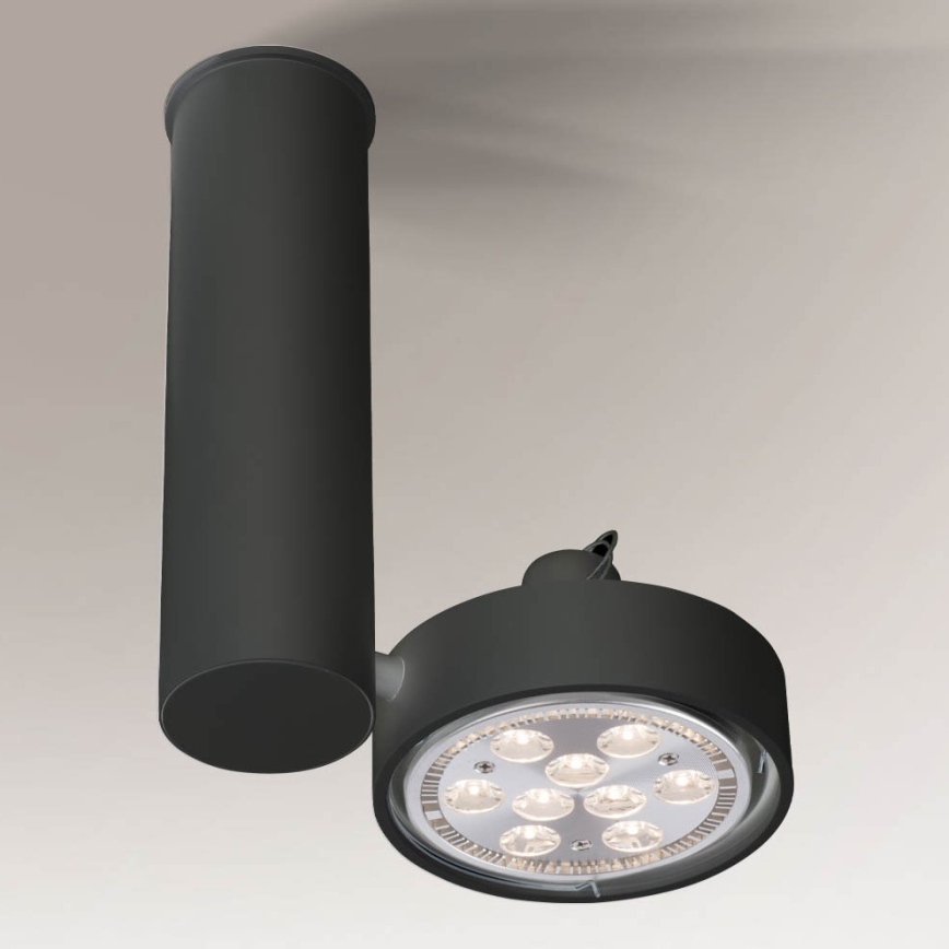 Shilo - Foco 1xGU10/15W/230V preto