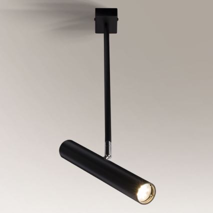 Shilo - Candelabro suspenso  1xGU10-MR11/15W/230V preto