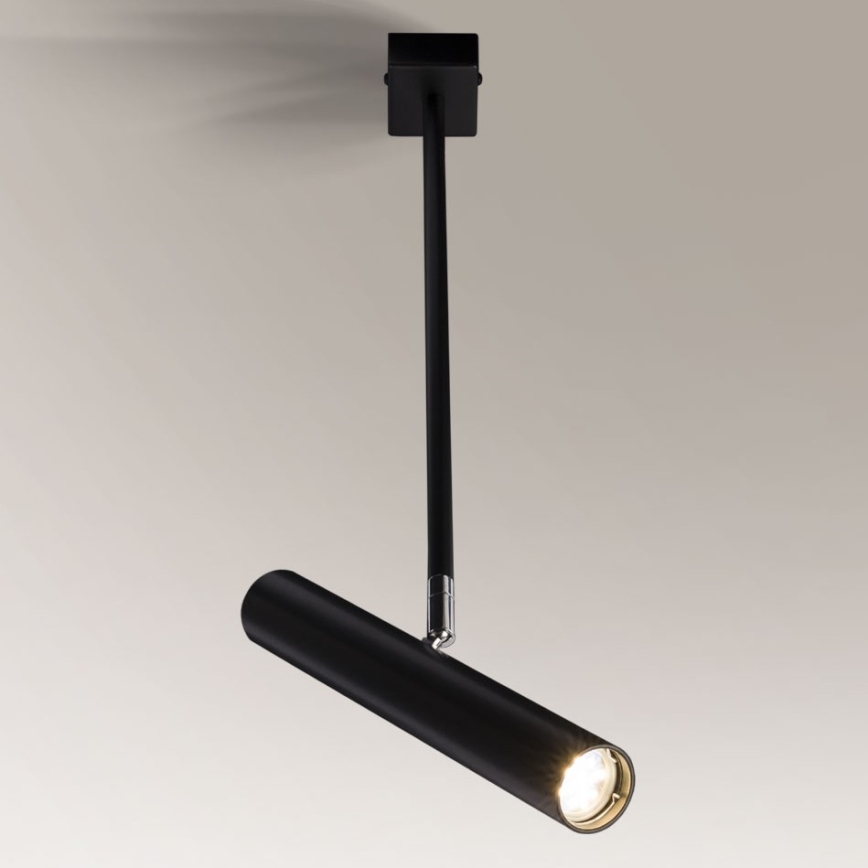 Shilo - Candelabro suspenso  1xGU10-MR11/15W/230V preto