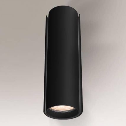 Shilo - Iluminação de parede 2xGU10/15W/230V preta