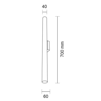 Shilo - Iluminação de parede 2xGU10-MR11/15W/230V preta