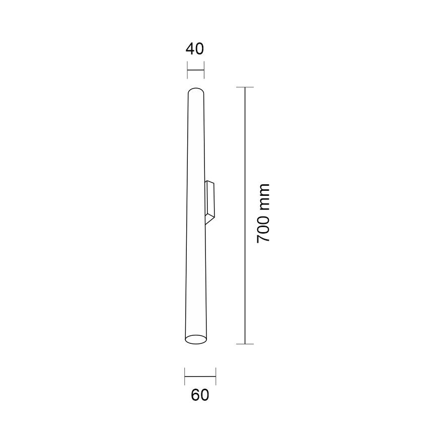 Shilo - Iluminação de parede 2xGU10-MR11/15W/230V preta